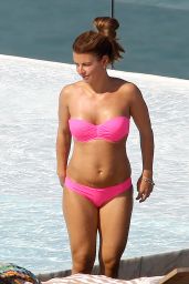 Colleen Rooney Bikini Candids - Rio de Janerio, June 2014