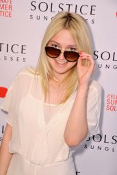 Dakota Fanning at Solstice Sunglasses Summer Soiree in New york City
