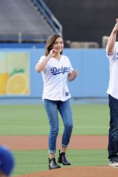 Danielle Fishel, Sabrina Carpenter and Rowan Blanchard – Dodgers Game in Los Angeles - June 2014