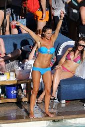 Danielle Lloyd Bikini Candids - at Poolside in Las Vegas - June 2014