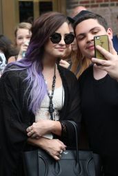 Demi Lovato - Leaving Her Hotel in New York City - June 2014