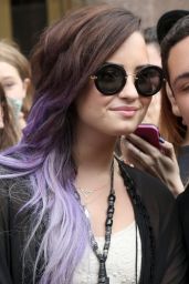 Demi Lovato - Leaving Her Hotel in New York City - June 2014