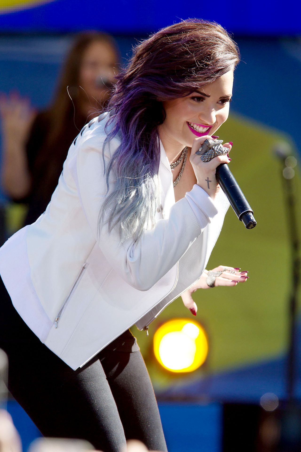 Demi Lovato Performing on 'Good Morning America' in New Yok City - June ...