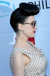 Dita Von Teese Wearing Moschino Gown - Hollywood Bowl Opening Night and Hall of Fame inductions - June 2014