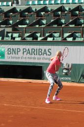 Donna Vekic Training - 2014 French Open at Roland Garros
