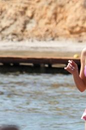 Doukissa Nomikou in a Bikini at the Beach in Athens - June 2014