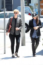 Ellen Page Leaving Hugo’s Restaurant in West Hollywood - May 2014