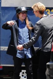 Ellen Page Leaving Hugo’s Restaurant in West Hollywood - May 2014