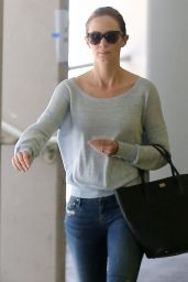 Emily Blunt In Jeans - Leaving a Business Meeting in Hollywood