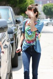 Emma Roberts in Jeans - Out in West Hollywood - June 2014