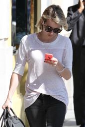 Emma Roberts Street Style - Shopping in West Hollywood - June 2014