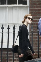 Emma Watson With Boyfriend - Out in London - June 2014