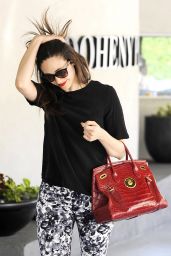 Emmy Rossum Arriving at Doheny Plaza in West Hollywood - June 2014