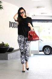 Emmy Rossum Arriving at Doheny Plaza in West Hollywood - June 2014