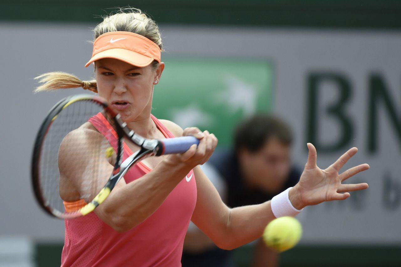 Eugenie Bouchard – 2014 French Open at Roland Garros – Semifinals ...