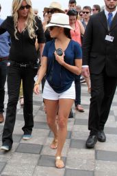 Eva Longoria - Walking the Streets of Taormina (Italy)