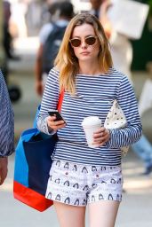 Gillian Jacobs in Shorts - Out in NYC - June 2014