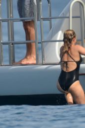 Hayden Panettiere in a Swimsuit - Yacht in St Tropez - June 2014