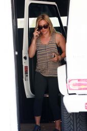 Hilary Duff at Rise Movement Gym in West Hollywood - June 2014