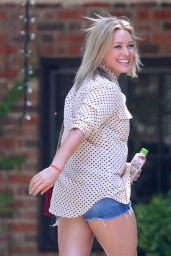 Hilary Duff Leggy - Out in Beverly Hills - June 2014