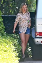 Hilary Duff Leggy - Out in Beverly Hills - June 2014