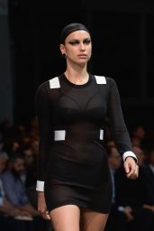 Irina Shayk at the Givenchy Fashion Show in Paris - June 2014