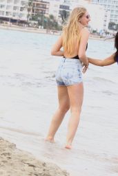 Jasmin Walia in a Bikini - Santa Eulalia Beach - Ibiza, June 2014