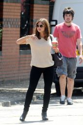 Jenna-Louise Coleman - Out in Cardiff - June 2014