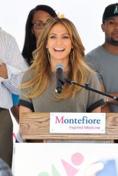 Jennifer Lopez at Healthy Childhood Launch Event at the Montefiore Medical Center in New York City