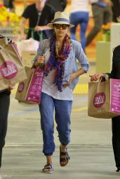 Jessica Alba Shopping at Whole Foods in Beverly Hills - June 2014