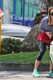 Jessica Biel in Leggings - Out in Hollywood - June 2014