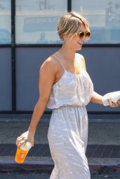 Kaley Cuoco - In a Summer Dress - Out in Los Angeles - May 2014