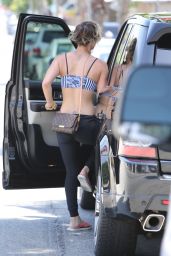 Kaley Cuoco in Spandex leaving a Yoga Class in Los Angeles - June 2014
