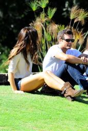 Kate Beckinsale Shows Off Long Legs - at a park in Brentwood - June 2014