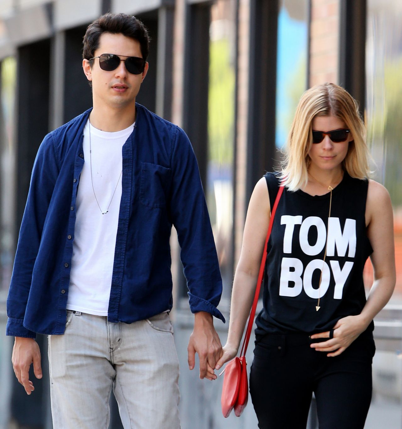 Kate Mara With Boyfriend Out in New York City - June 2014 • CelebMafia