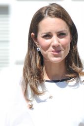 Kate Middleton Wearing Jaeger Dress - Visits the National Maritime Museum in Greenwich