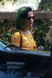 Katy Perry in Mini Skirt - Out in Beverly Hills - June 2014 