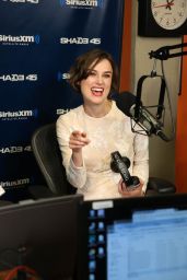 Keira Knightley Visited SiriusXM Studios in New York City - June 2014