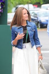 Kim Sears - 2014 Wimbledon Championships – Day Five