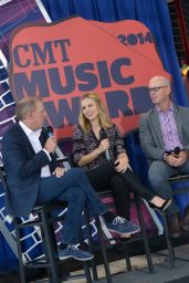 Kristen Bell at 2014 CMT Music Awards Press Conference in Nashville
