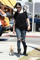 Krysten Ritter In Ripped Jeans - Out in Los Angeles - June 2014