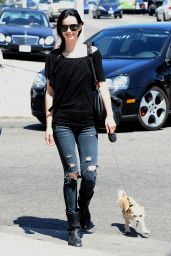 Krysten Ritter In Ripped Jeans - Out in Los Angeles - June 2014