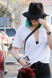 Kylie Jenner in Jeans - Out in Calabasas - June 2014