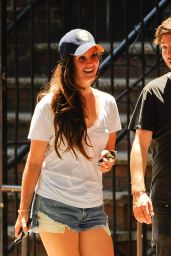 Lana Del Rey Street Style - Out With a Friend in New York City - June 2014