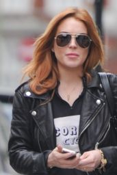 Lindsay Lohan - Out in North London - June 2014