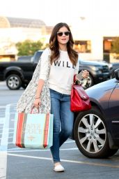 Lucy Hale in Jeans – Out in Studio City - June 2014