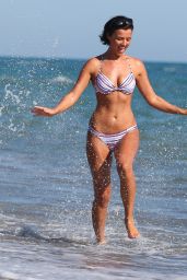 Lucy Mecklenburgh Bikini Photos - Beach in Italy - June 2014