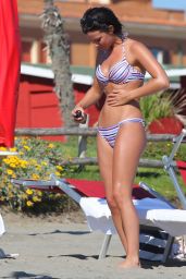 Lucy Mecklenburgh Bikini Photos - Beach in Italy - June 2014