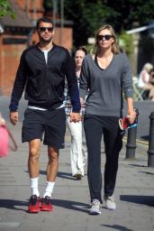 Maria Sharapova Holds Hands in the Sunshine With Boyfriend Grigor Dimitrov - June 2014