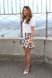 Michelle Wie - Empire State Building in New York City - June 2014